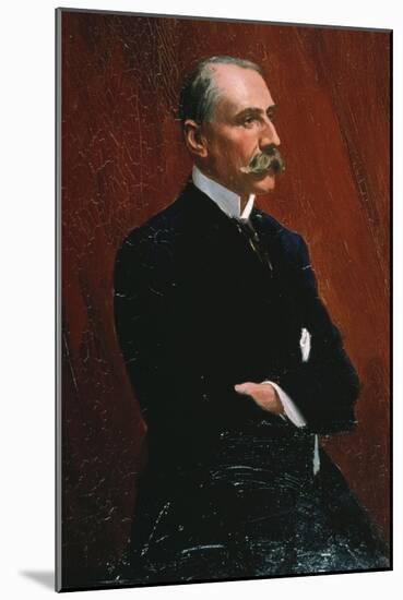 Edward Elgar - portrait-Joseph Simpson-Mounted Giclee Print