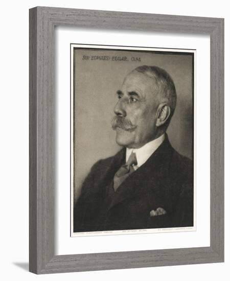 Edward Elgar-Herbert Lambert-Framed Photographic Print