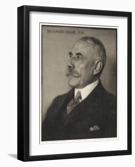 Edward Elgar-Herbert Lambert-Framed Photographic Print