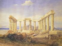 Greece, Aegina, Afaia Temple, 1767-1832-Edward Eriksen-Giclee Print