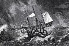 The Kraken, as Seen by the Eye of Imagination, from John Gibson's Monsters of the Sea, 1887-Edward Etherington-Premier Image Canvas