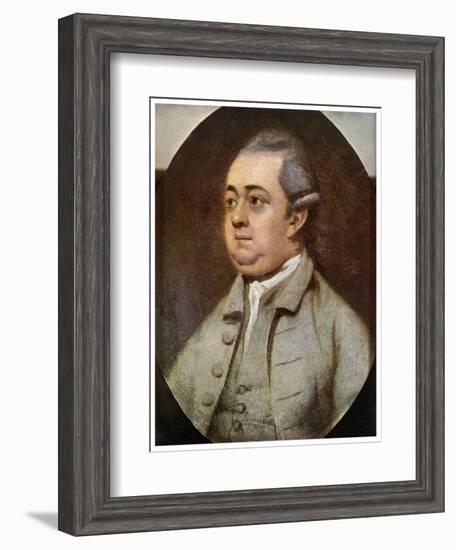 Edward Gibbon, British Historian, 1773-Henry Walton-Framed Giclee Print