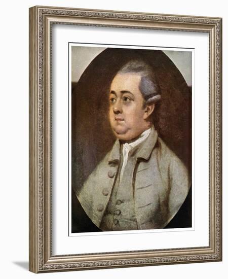 Edward Gibbon, British Historian, 1773-Henry Walton-Framed Giclee Print