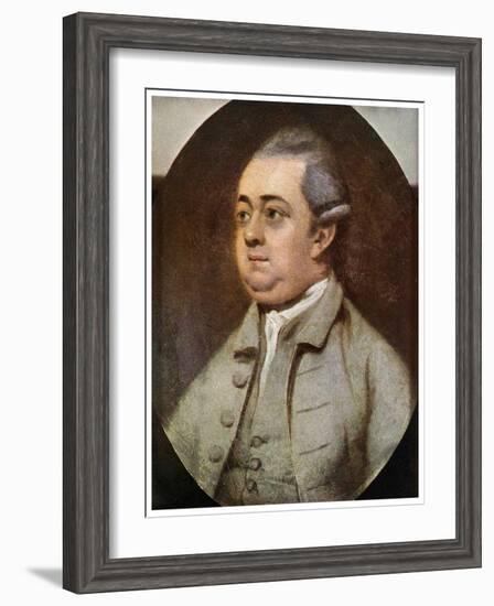 Edward Gibbon, British Historian, 1773-Henry Walton-Framed Giclee Print