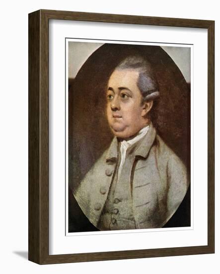 Edward Gibbon, British Historian, 1773-Henry Walton-Framed Giclee Print