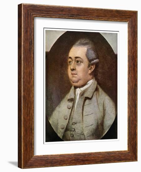 Edward Gibbon, British Historian, 1773-Henry Walton-Framed Giclee Print