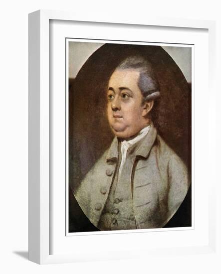 Edward Gibbon, British Historian, 1773-Henry Walton-Framed Giclee Print