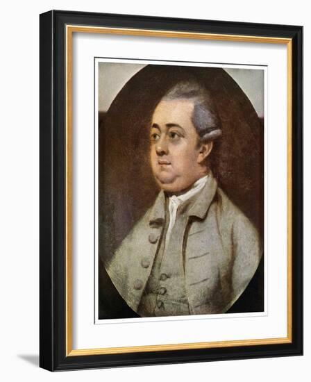 Edward Gibbon, British Historian, 1773-Henry Walton-Framed Giclee Print