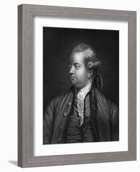 Edward Gibbon, British Historian, 19th Century-Joshua Reynolds-Framed Giclee Print