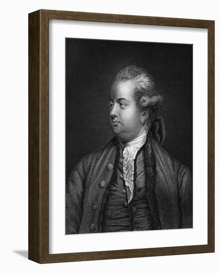 Edward Gibbon, British Historian, 19th Century-Joshua Reynolds-Framed Giclee Print