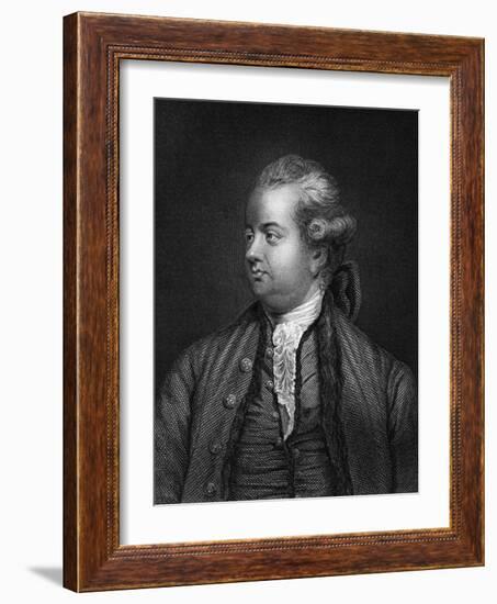 Edward Gibbon, British Historian, 19th Century-Joshua Reynolds-Framed Giclee Print