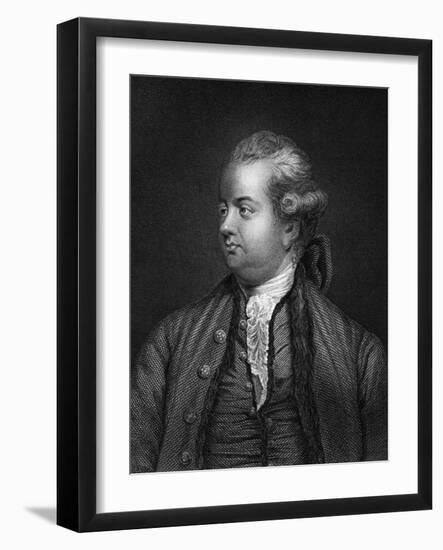 Edward Gibbon, British Historian, 19th Century-Joshua Reynolds-Framed Giclee Print