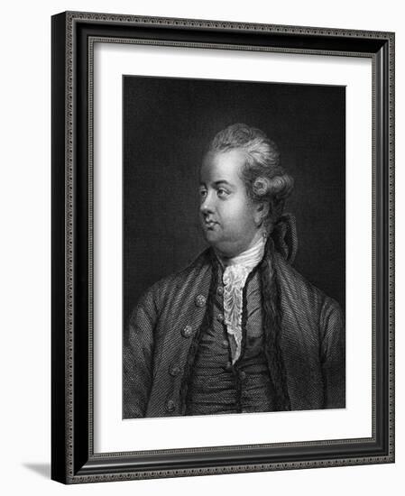 Edward Gibbon, British Historian, 19th Century-Joshua Reynolds-Framed Giclee Print