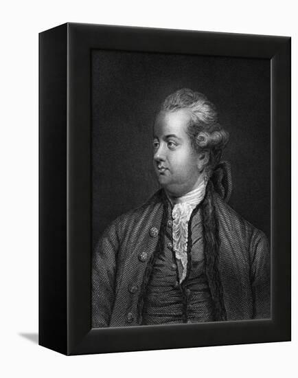 Edward Gibbon, British Historian, 19th Century-Joshua Reynolds-Framed Premier Image Canvas