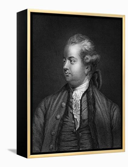 Edward Gibbon, British Historian, 19th Century-Joshua Reynolds-Framed Premier Image Canvas