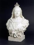 Bust of Queen Victoria in Marble, c.1888-Edward Gleichen-Framed Premier Image Canvas