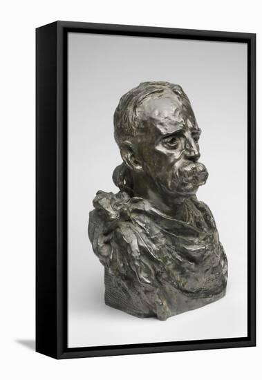 Edward H. Harriman, Modeled 1909, Cast by Alexis Rudier (1874-1952), 1925 (Bronze)-Auguste Rodin-Framed Premier Image Canvas