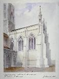 Interior View Looking Towards the Altar, St Saviour's Church, Southwark, London, 1830-Edward Hassell-Giclee Print