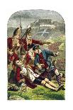 Death of General James Wolfe at the Siege of Quebec, 1759-Edward Henry Corbould-Framed Giclee Print