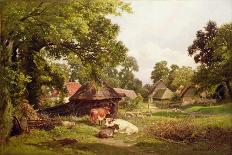 A Cottage Home in Surrey-Edward Henry Holder-Premier Image Canvas