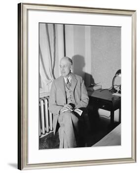 Edward Hopper, c.1937-Harris & Ewing-Framed Photographic Print