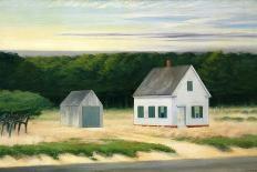 Barn and Silo, Vermont-Edward Hopper-Framed Premier Image Canvas