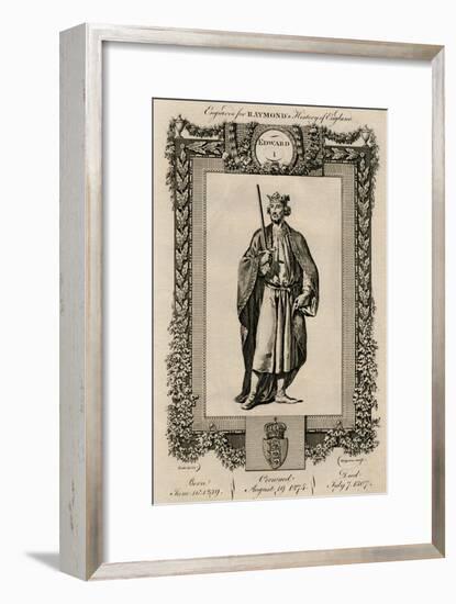 'Edward I', (1239-1307), c1787-Unknown-Framed Giclee Print