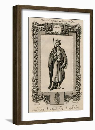 'Edward I', (1239-1307), c1787-Unknown-Framed Giclee Print