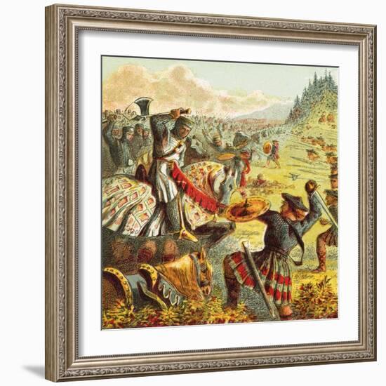 Edward I Attacks Scotland-English-Framed Giclee Print