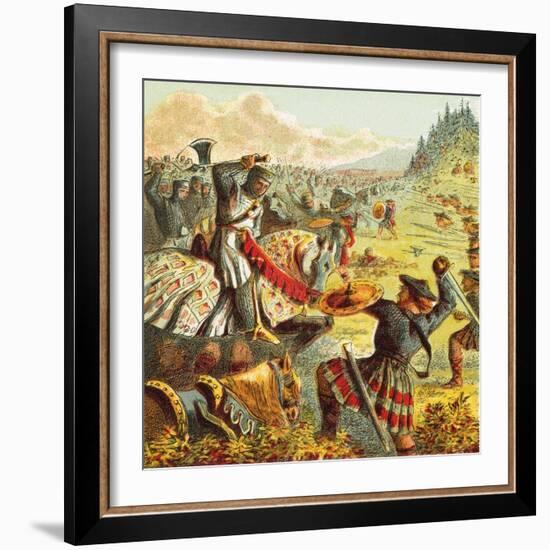 Edward I Attacks Scotland-English-Framed Giclee Print