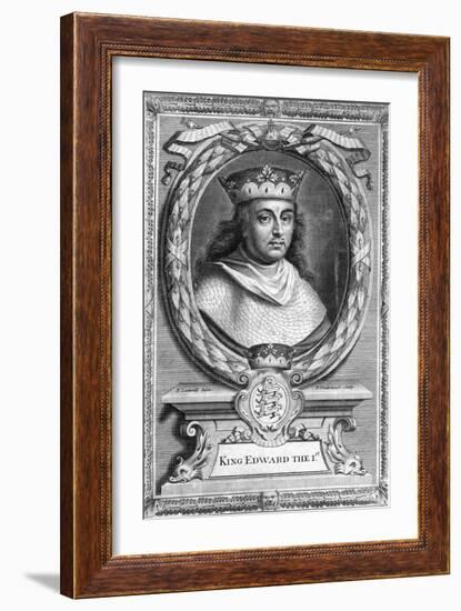 Edward I of England, (1239-130)-P Vanderbanck-Framed Giclee Print