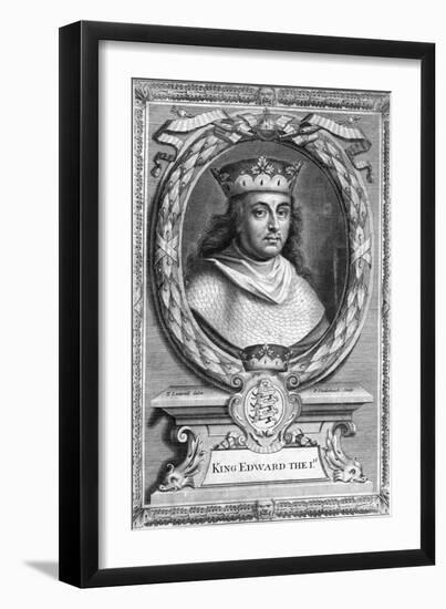 Edward I of England, (1239-130)-P Vanderbanck-Framed Giclee Print