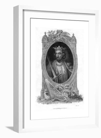 Edward I of England-Milton-Framed Giclee Print
