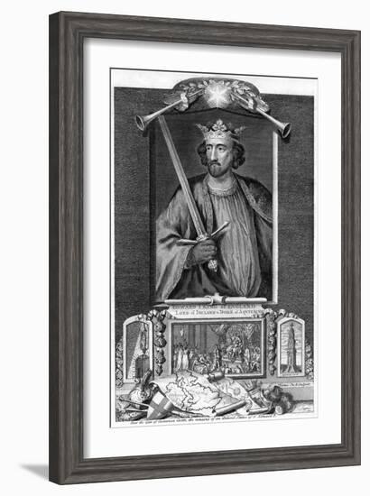 Edward I of England-George Vertue-Framed Giclee Print