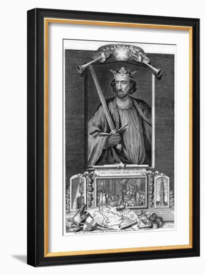 Edward I of England-George Vertue-Framed Giclee Print