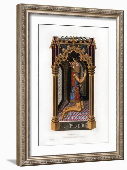 Edward III, C1355-Henry Shaw-Framed Giclee Print