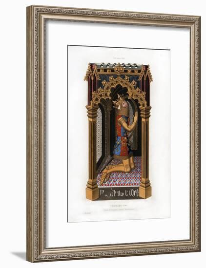 Edward III, C1355-Henry Shaw-Framed Giclee Print