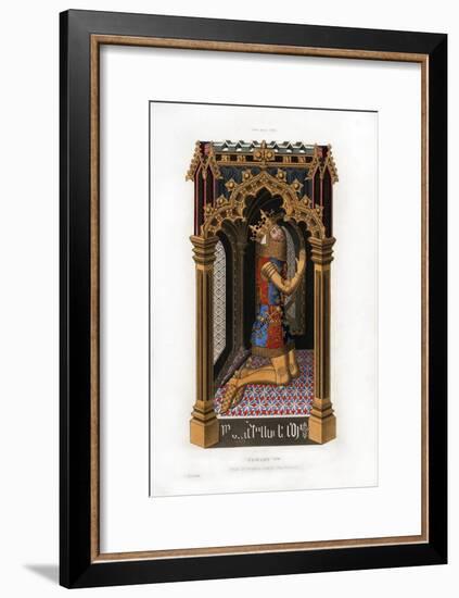 Edward III, C1355-Henry Shaw-Framed Giclee Print