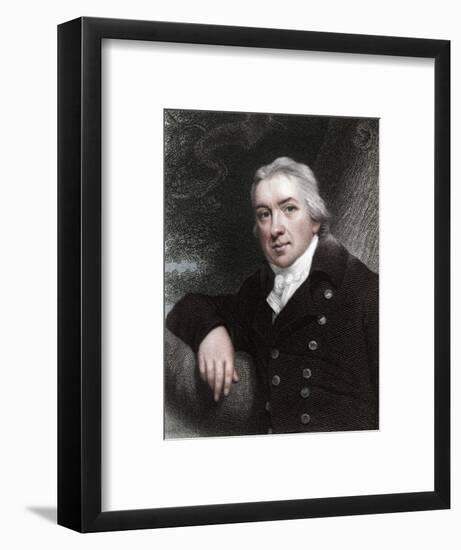 Edward Jenner, English physician, 1837-Unknown-Framed Giclee Print