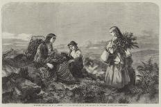 Children Nut-Gathering-Edward John Cobbett-Giclee Print
