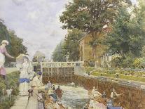 Boulters Lock on the Thames-Edward John Gregory-Giclee Print