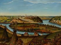 View of Fort Snelling, C.1850-Edward K. Thomas-Mounted Giclee Print