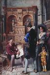 A Meeting with the Architect, 1866 (W/C on Paper)-Edward Killingworth Johnson-Giclee Print