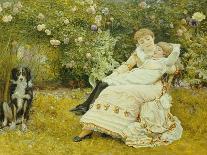 In the Rose Garden-Edward Killingworth Johnson-Giclee Print