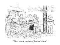 "You'll find there's no right or wrong here. Just what works for you." - New Yorker Cartoon-Edward Koren-Premium Giclee Print