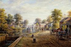 Scene Along the Delaware and Hudson Canal, 1907-Edward Lamson Henry-Giclee Print