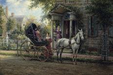 Early Days of Rapid Transit-Edward Lamson Henry-Giclee Print