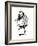 Edward Lear, Self-Portrait (Colour Litho)-Edward (after) Lear-Framed Giclee Print