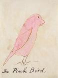 The Pink Bird, from 'sixteen Drawings of Comic Birds'-Edward Lear-Giclee Print