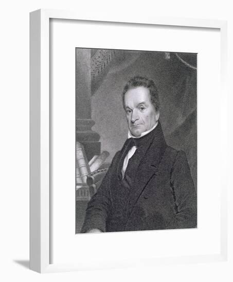 Edward Livingston, Engraved by Edward Wellmore-James Barton Longacre-Framed Giclee Print